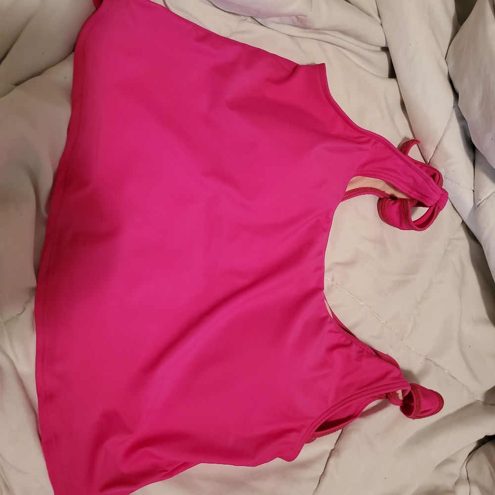 Nwot size xl kortni jeane fuschia tie tank top